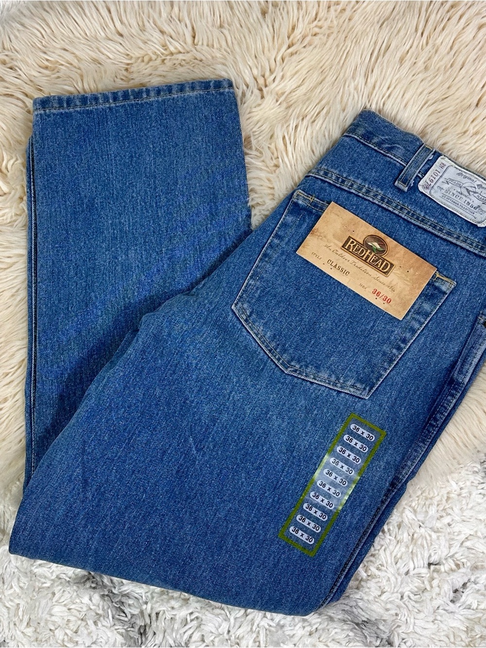 RedHead Men's Medium Blue Straight-Leg Jeans
